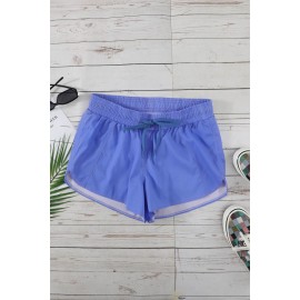 Blue Thermochromic Sports Casual Shorts